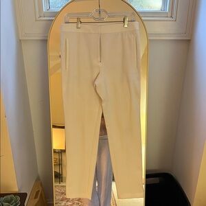 Tibi Cream Ankle Pants